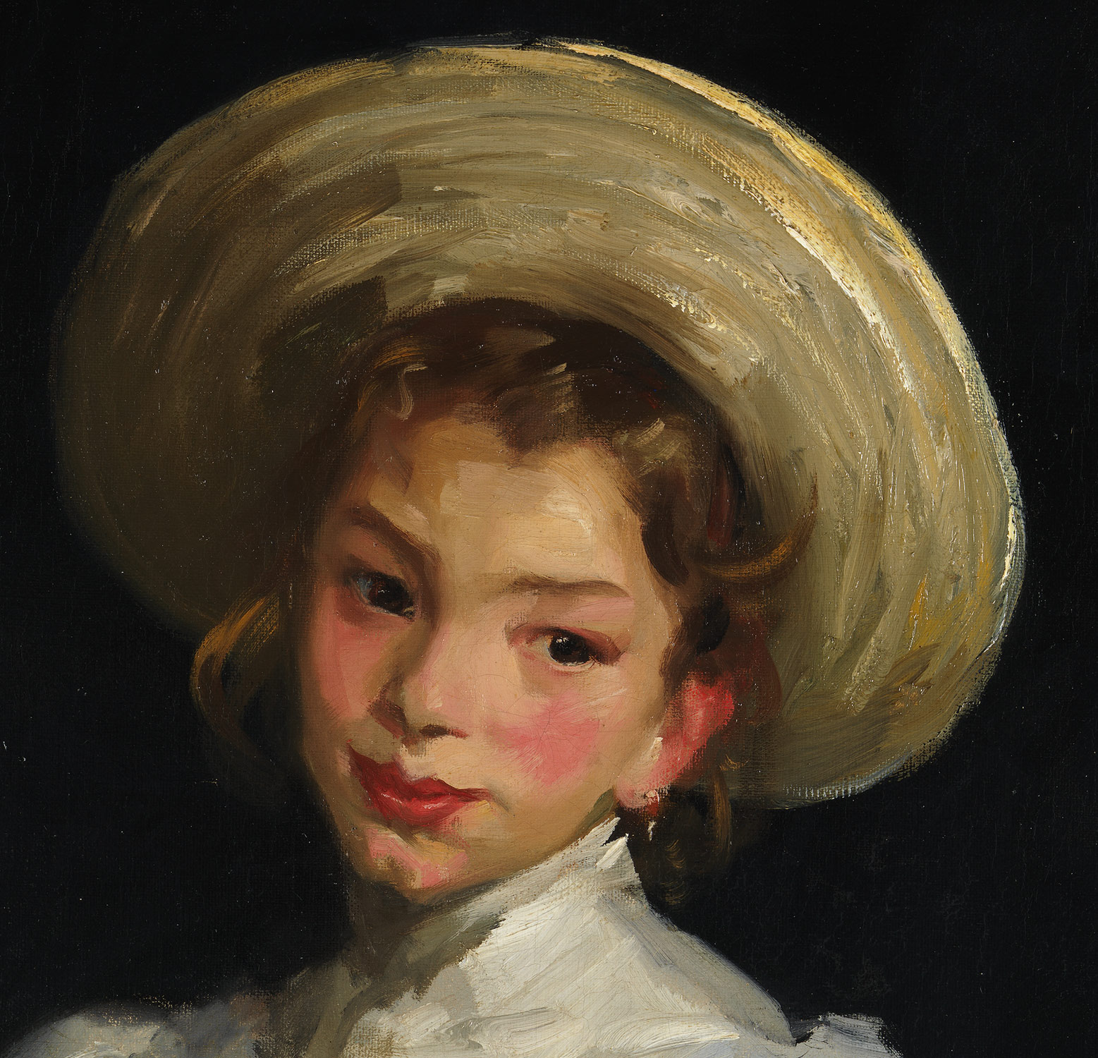 Dutch Girl In White Robert Henri 5047 Work Of Art Heilbrunn 