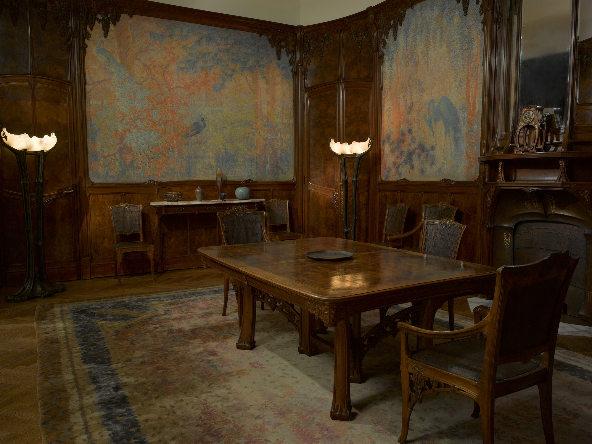 wisteria room | lucien lévy-dhurmer | 66.244.1-.25 | work of art wisteria room | lucien lévy-dhurmer | 66.244.1-.25 | work of art