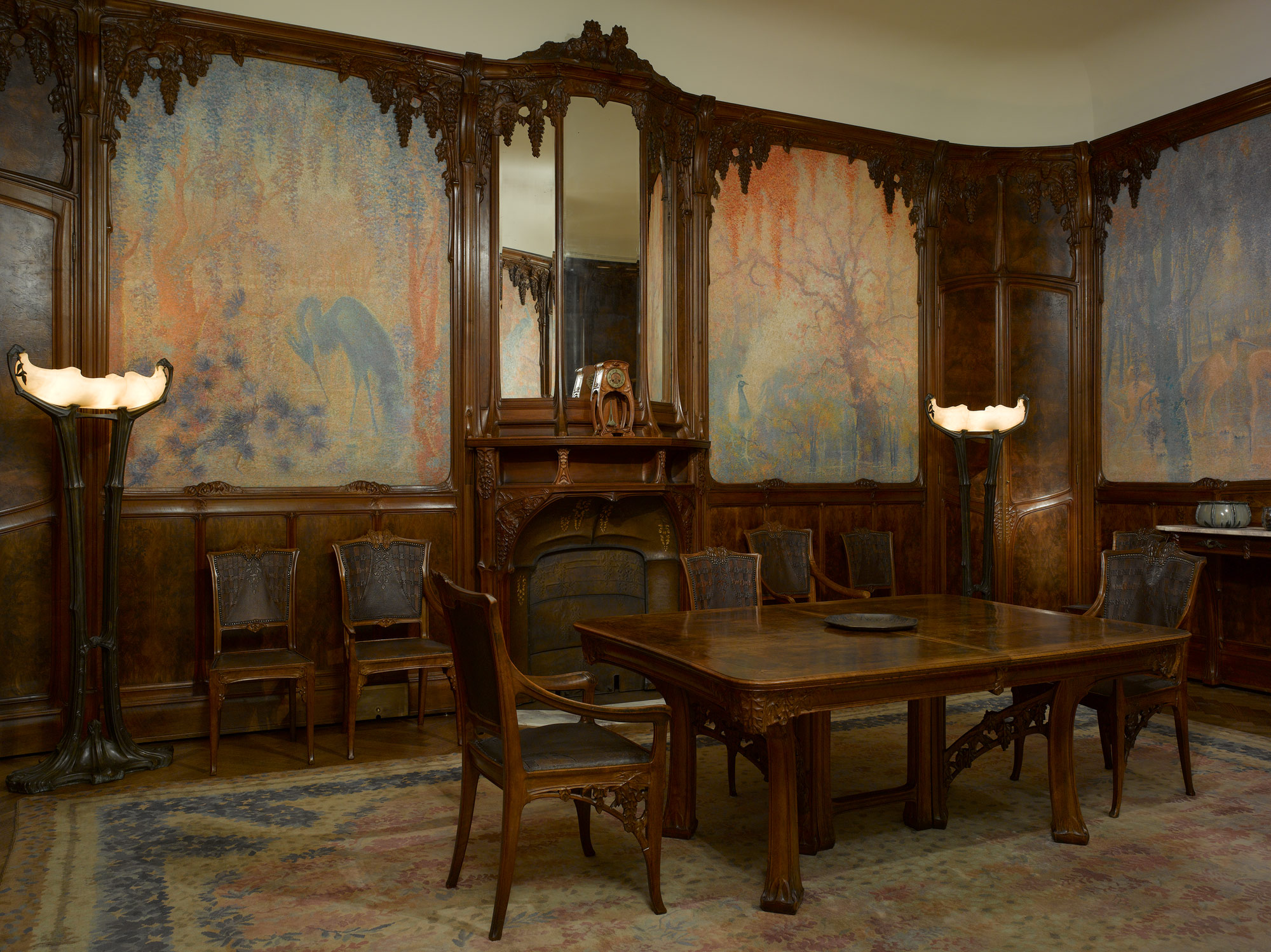 wisteria room | lucien lévy-dhurmer | 66.244.1-.25 | work of art wisteria room | lucien lévy-dhurmer | 66.244.1-.25 | work of art