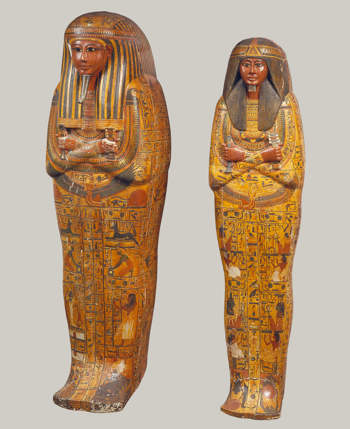 Khonsus anthropoid coffins