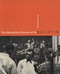 Metropolitan Museum of Art Bulletin v 27 no 4 December 1968