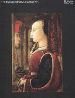 "Secular Painting in 15th-Century Tuscany: Birth Trays, Cassone Panels, and Portraits": The Metropolitan Museum of Art Bulletin, v. 38, no. 1 (Summer, 1980)