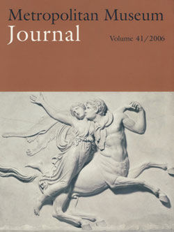 "Daniel Chester French, Paul Manship, and the John Pierpont Morgan Memorial for the Metropolitan Museum": Metropolitan Museum Journal, v. 41 (2006)