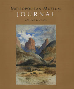 "Thomas Moran's Colburn's Butte, South Utah: Forgotten Landmark of a Lost Friendship": Metropolitan Museum Journal, v. 44 (2009)