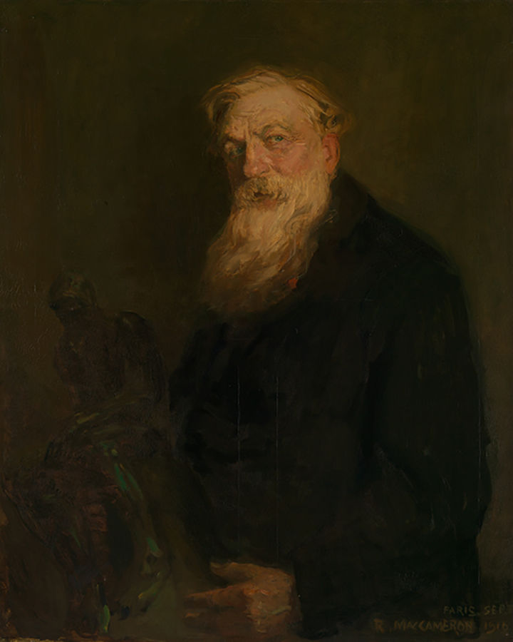 Robert MacCameron portrait of Auguste Rodin