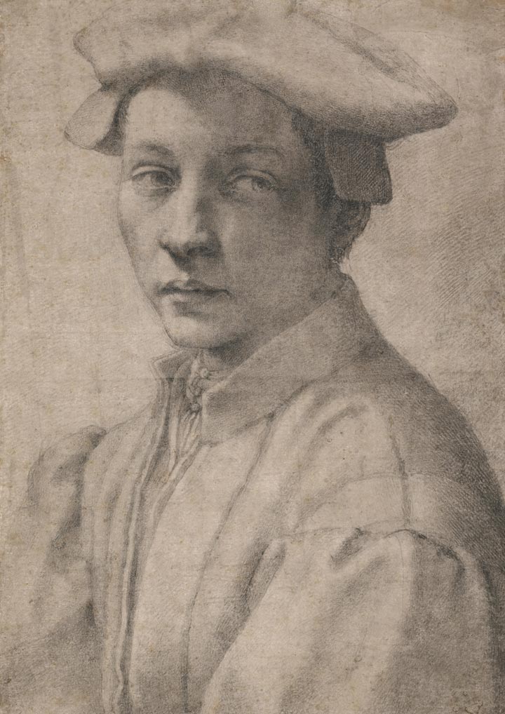 A drawing by Michelangelo of Andrea Quaratesi