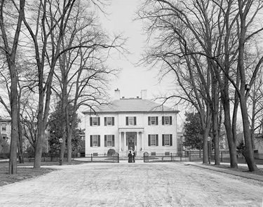 The Governor's Mansion, photographed ca. 1905. Courtesy of Library of Congress, Prints & Photographs Division.