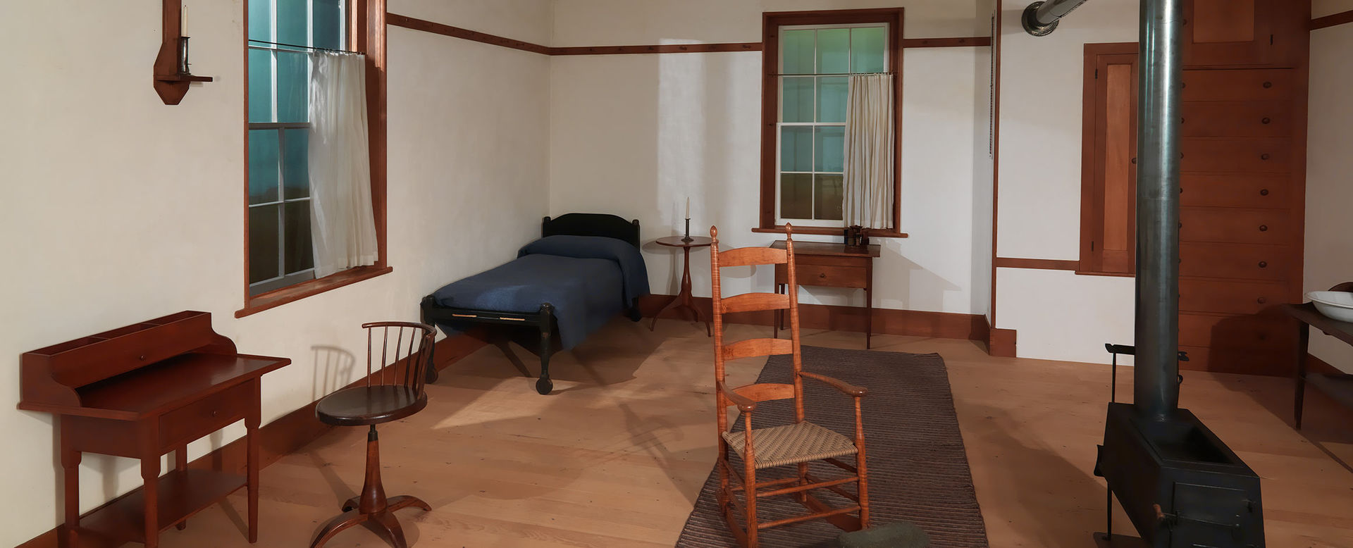 View of the Shaker Retiring Room at The Met
