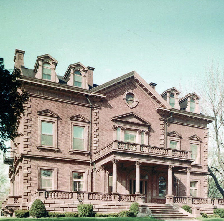 Sigma Phi House at Williams College, the re-created manor house.