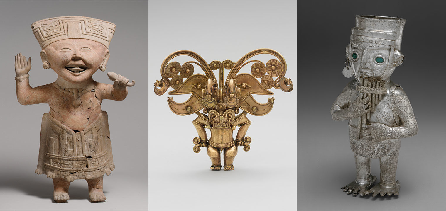 Three image composite of life-life figurines