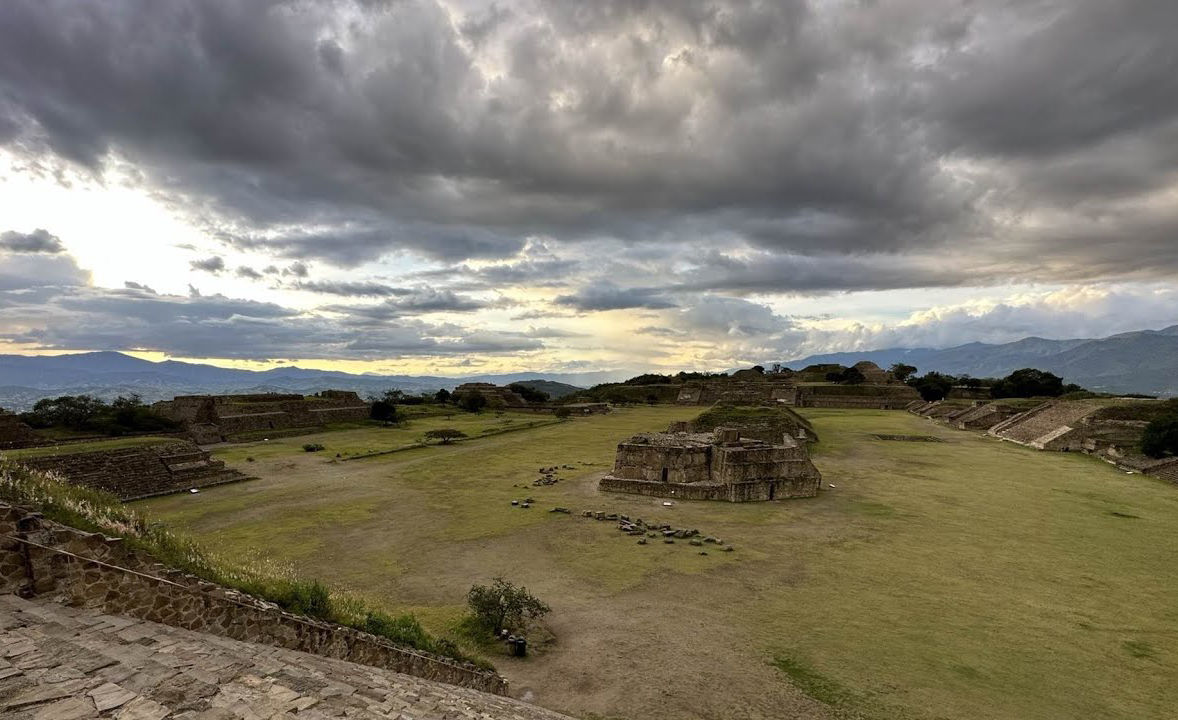 Archaeological zone of Monte Albán, Oaxaca, Mexico. Photography by Lisa Boulanger