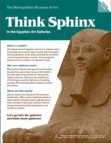 Family Guide called Think Sphinx