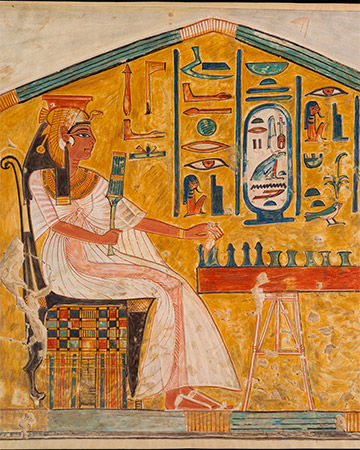 Nefertari playing senet
