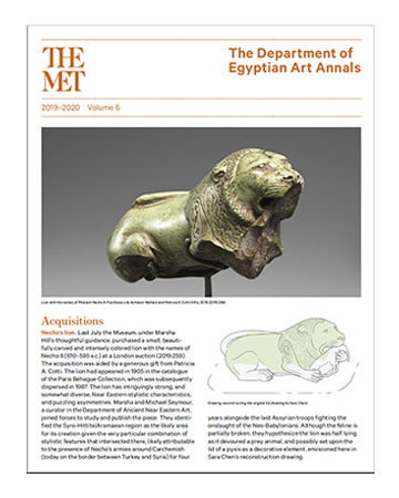 Egyptian Art Annals 2019 to 2020