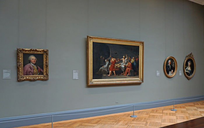 A gallery of European paintings at The Met