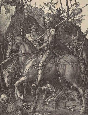 Albrecht Durer's Knight, Death, and the Devil