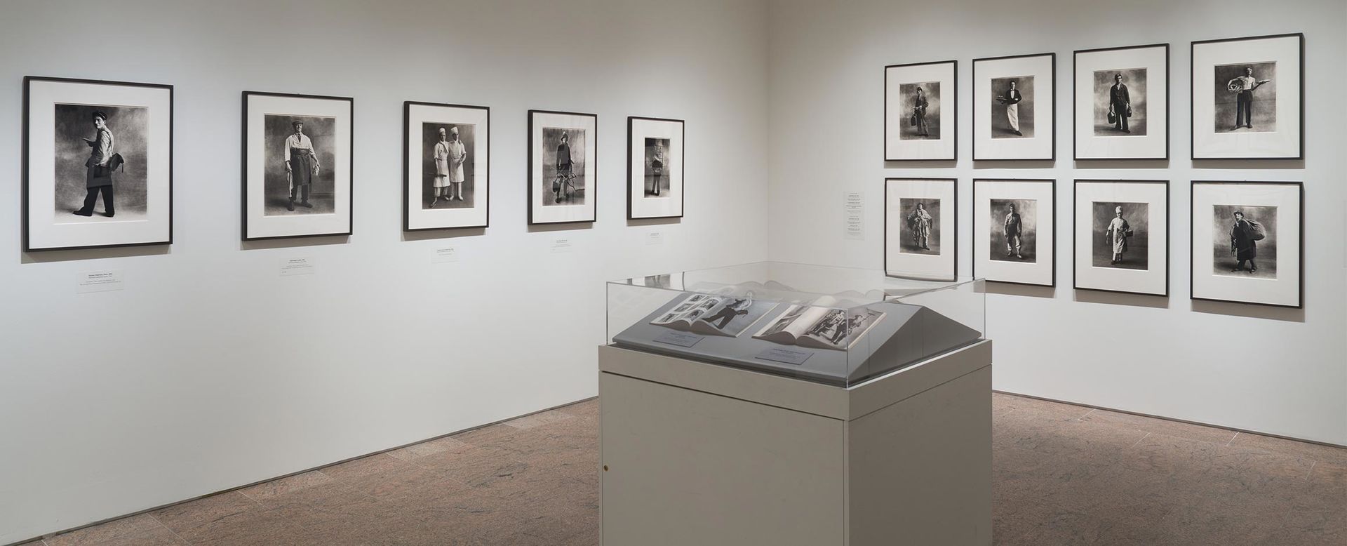 A room covered in photographs