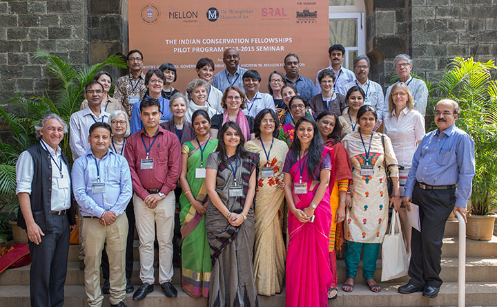 Group photo of participants of the Indian Conservation Fellowships Pilot Program 2013–2015 Seminar 