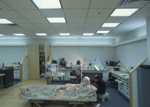 Ground Floor studios of the Sherman Fairchild Center for Objects Conservation, 1994