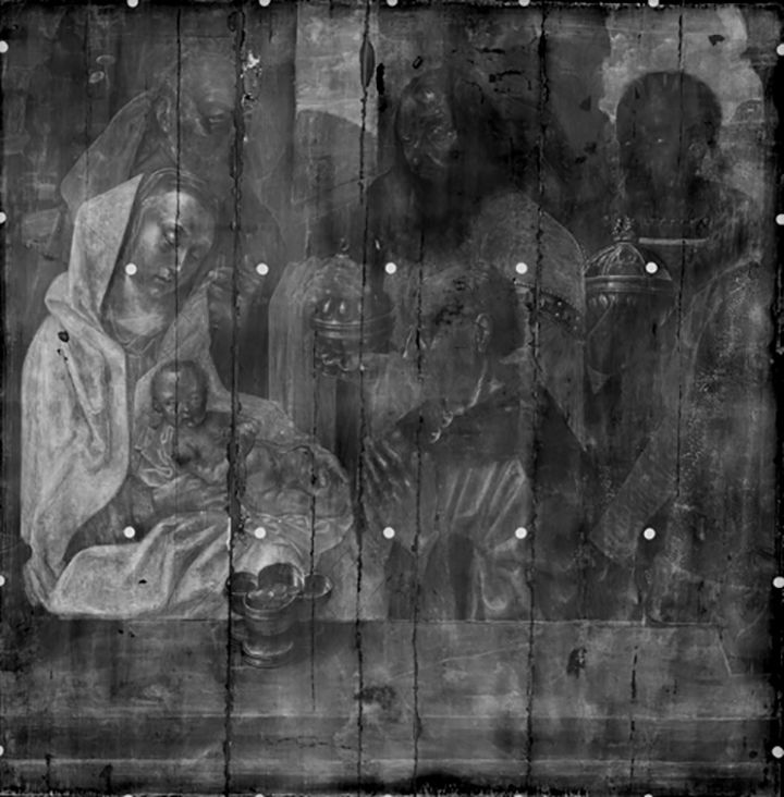 X-radiographs of the Metropolitan painting