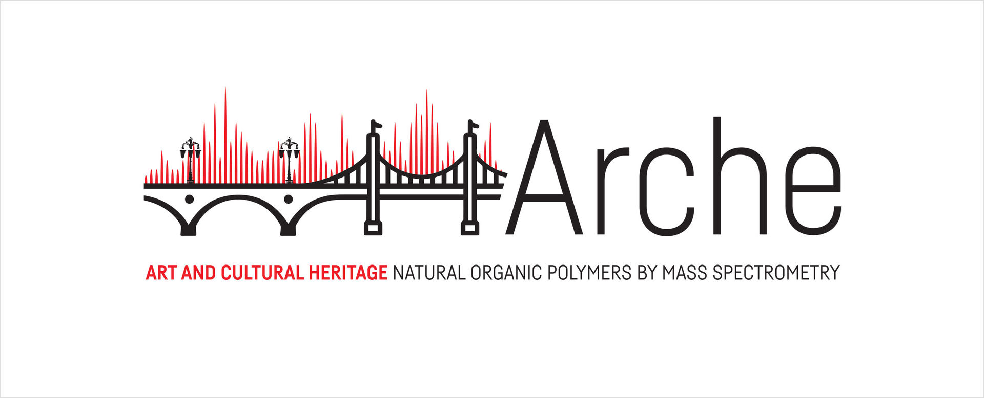 The ARCHE collaboration logo depicting a series of linked arch bridges