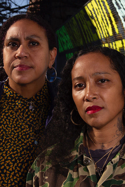 Headshot of Mildred Beltre and Oasa DuVerney of Brooklyn Hi-Art Machine