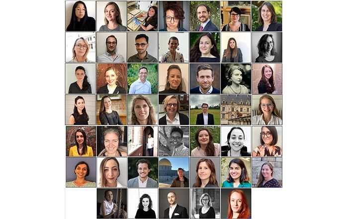 Grid of Fellow portraits.