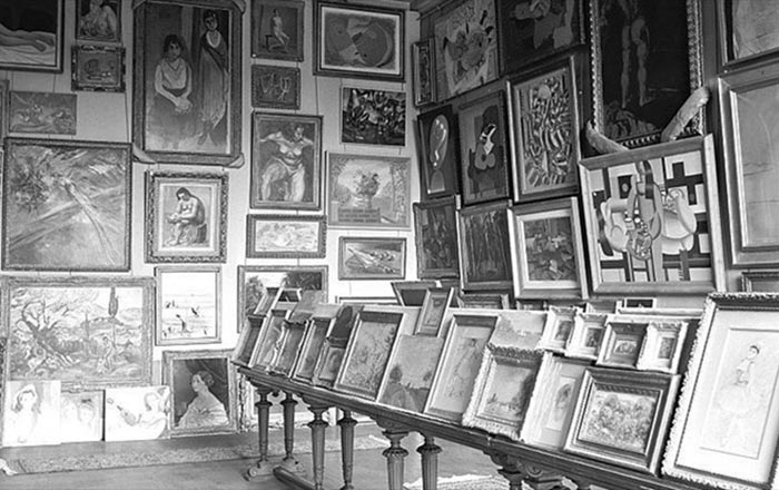WWII room filled with Nazi-stolen art Paris.