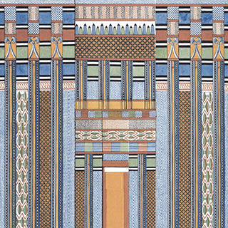 Painted sarcophagus niche of the Senewosretankh crypt (detail)