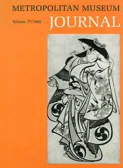 "Early Collectors of Japanese Prints and The Metropolitan Museum of Art": Metropolitan Museum Journal, v. 17 (1982)