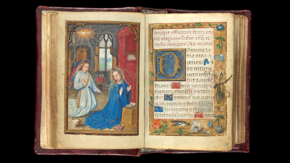 The Annunciation (the Angel Gabriel appears to the Virgin Mary)
