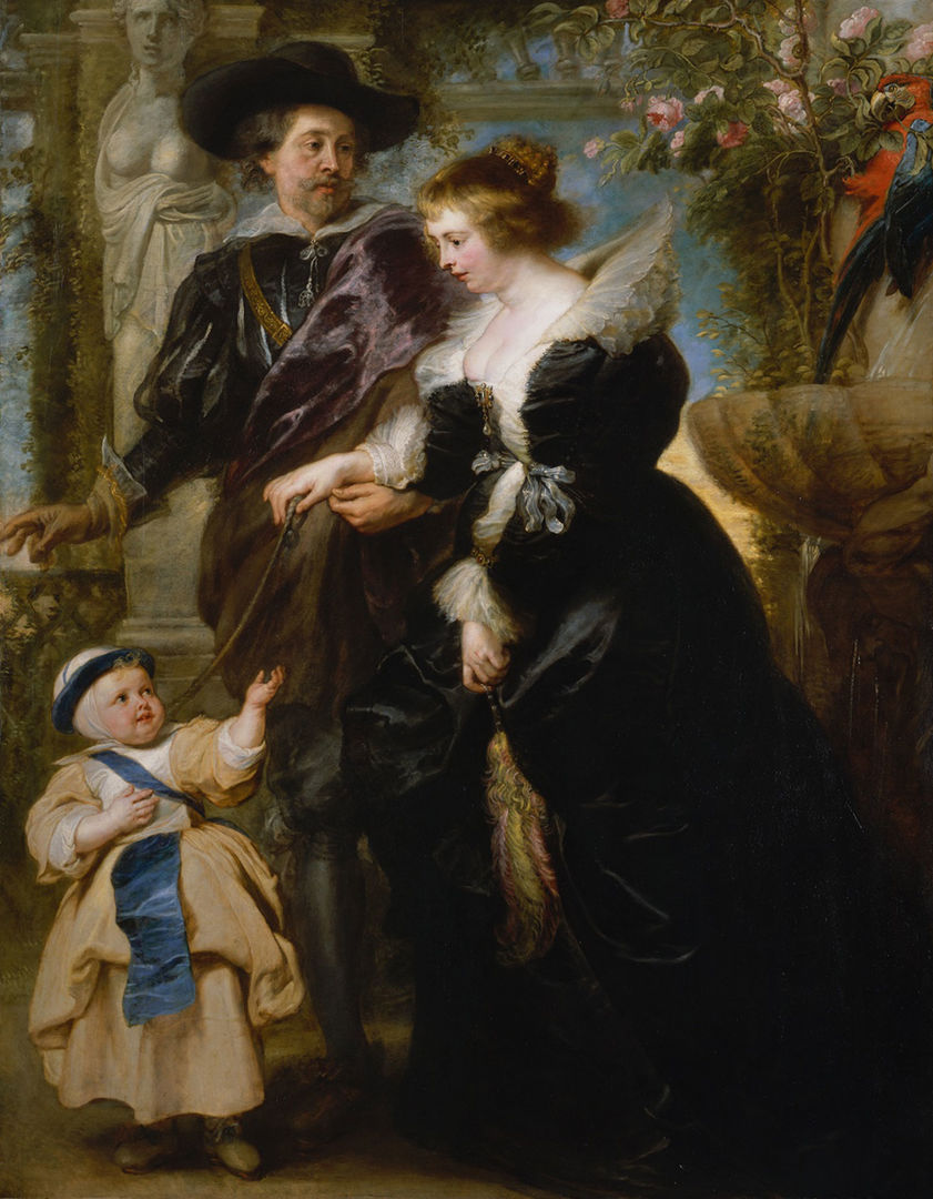 Rubens, His Wife Helena Fourment (1614–1673), and Their Son Frans (1633–1678)