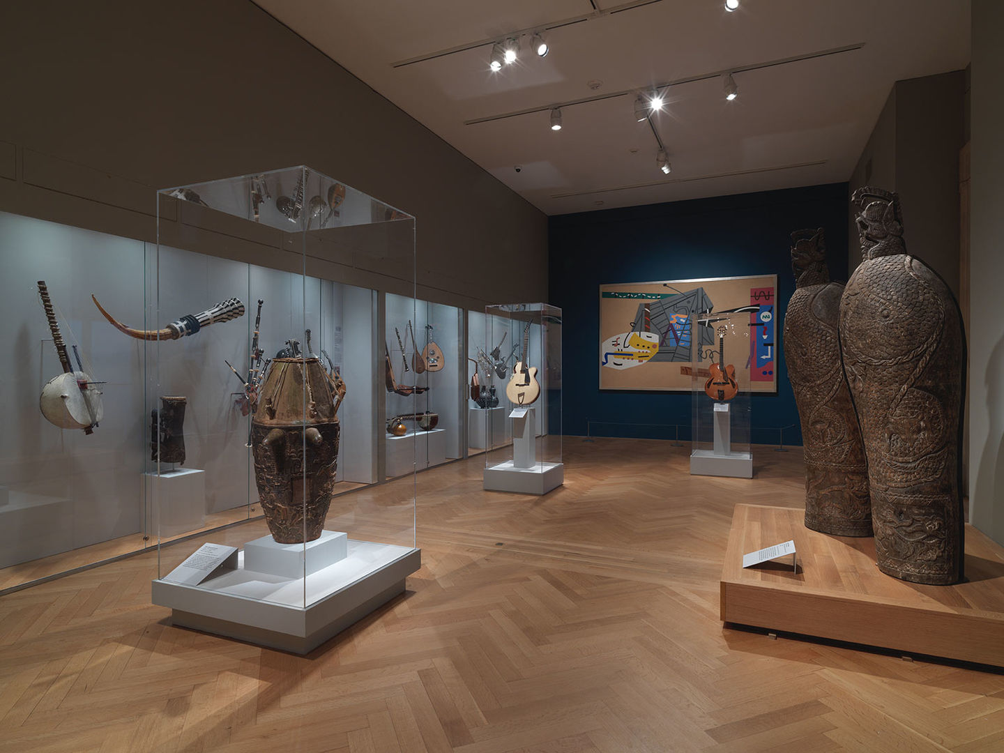 The Met's Art of Music through Time presentation in gallery 684