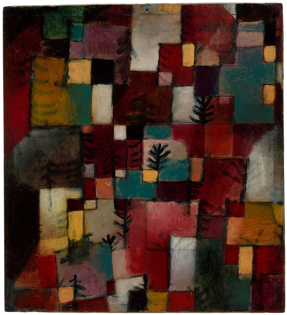 Paul Klee, Redgreen and Violet-Yellow Rhythms