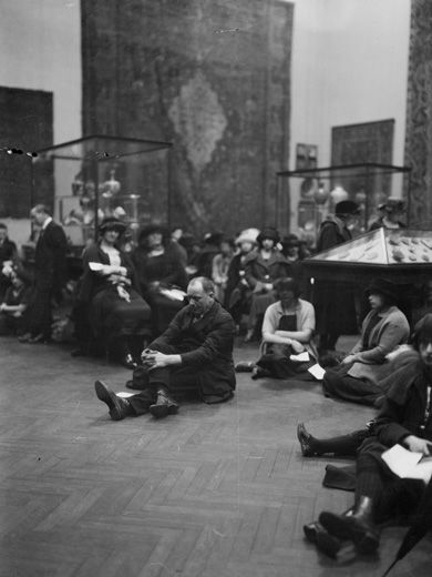 Attendees to a concert by The Symphony Society of New York