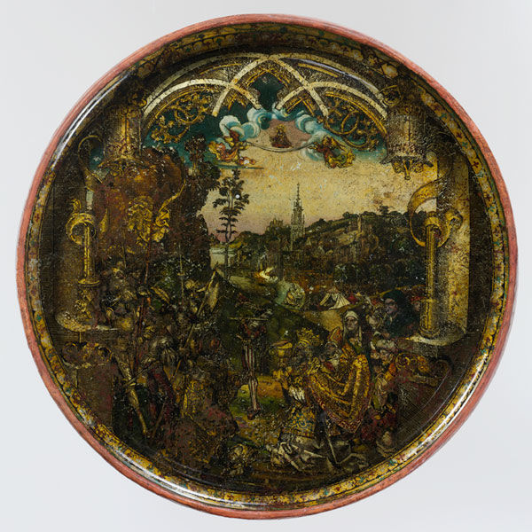 Paten with Abraham and Melchizedek