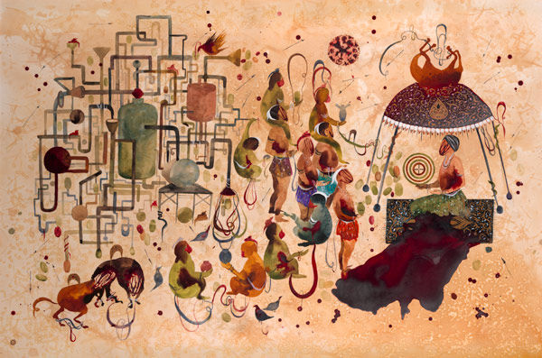 Shiva Ahmadi (American, born Tehran, Iran, 1975). Pipes, 2013.