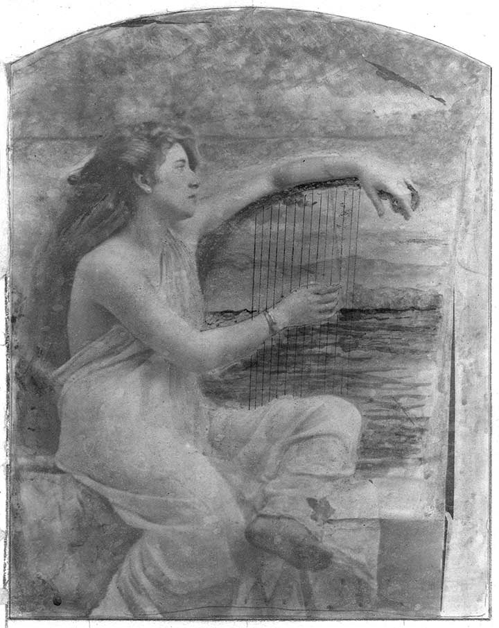 IRR image of the muse of music