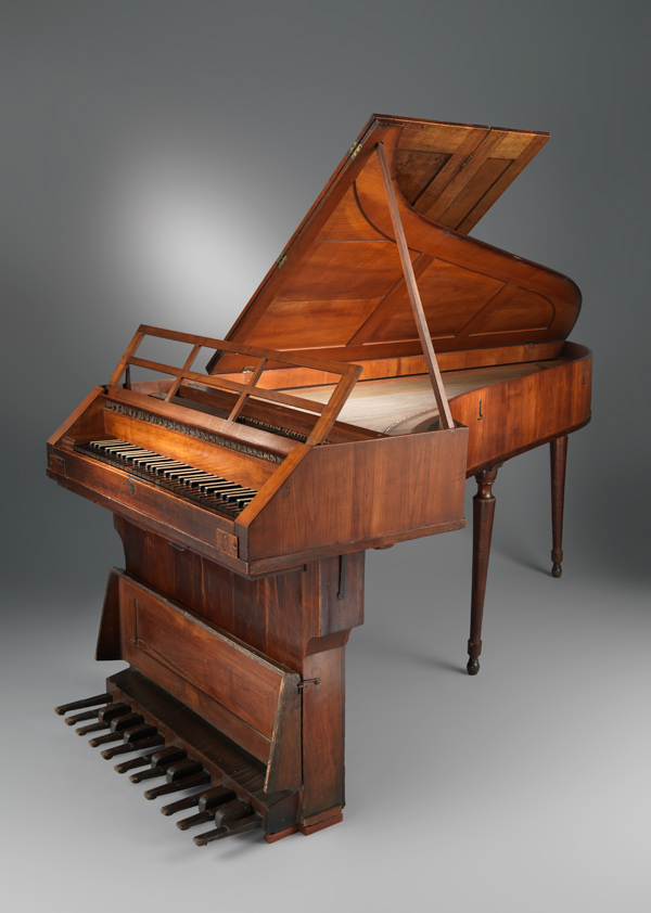 Attributed to Johann Schmidt (Austrian, 1757–1804). Grand piano, ca. 1790–95. Various materials. The Metropolitan Museum of Art, New York, The Crosby Brown Collection of Musical Instruments, 1889 (89.4.3182)