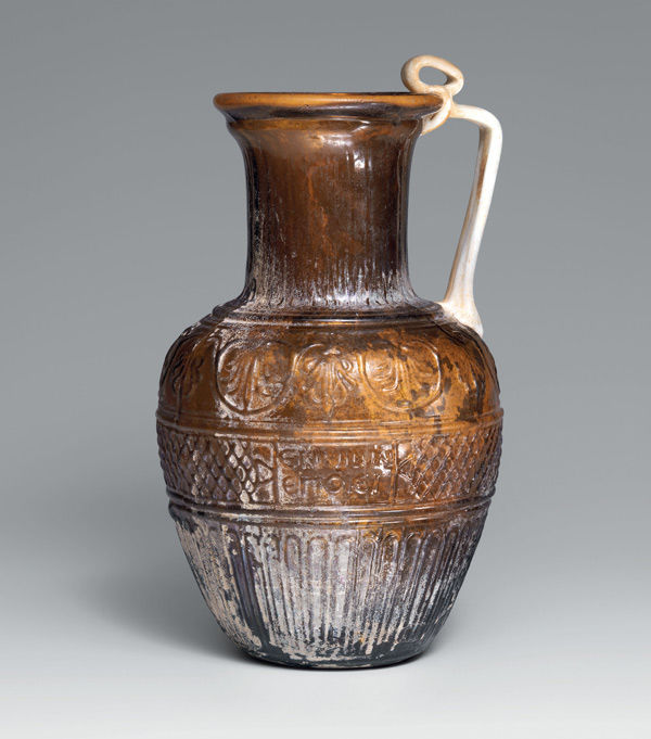 One-handled jug signed by Ennion | The Metropolitan Museum of Art, New York, Gift of J. Pierpont Morgan, 1917 | 17.194.226