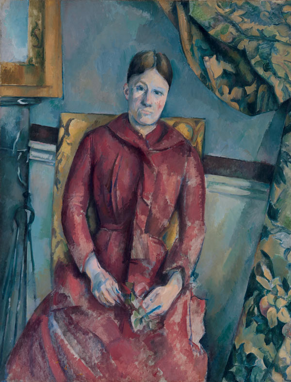 Paul Cézanne (French, 1839–1906) | Madame Cézanne in a Red Dress, ca. 1888–90 | 62.45