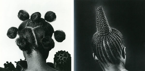 J.D. 'Okhai Ojeikere (Nigerian, 1930–2014), Untitled (Modern Suku); Untitled (Mkpuk Eba)