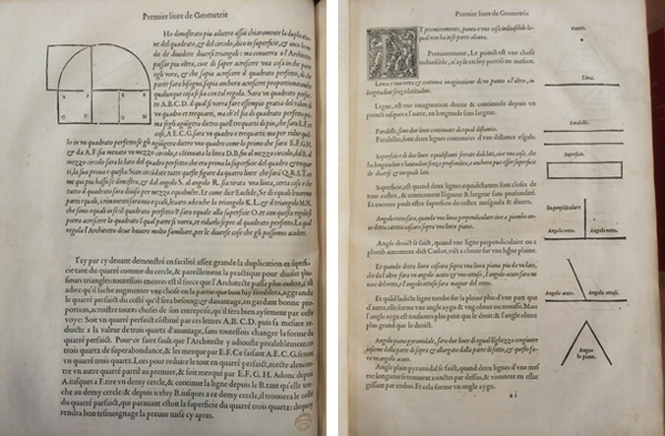 Two pages from Serlio's libro d'architettura