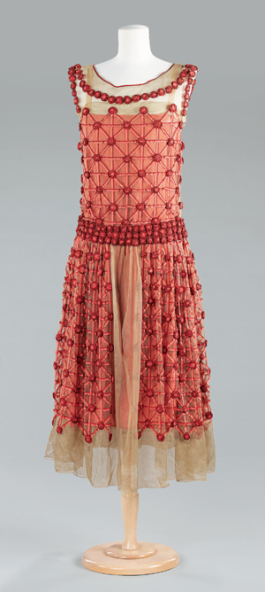 Jeanne Lavin (French, 1867–1946) | "Roseraie" Evening Dress, spring/summer 1923 | French | 2009.300.1318 a, b
