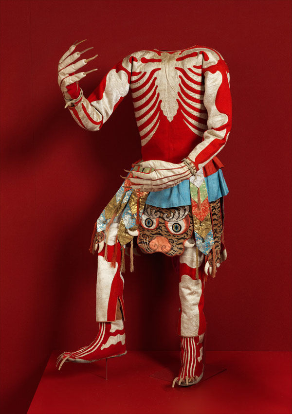 Skeleton Dance Costume, late 19th or early 20th century. Tibet. Silk, flannel; 70 x 60 in. (177.8 x 152.4 cm). The Metropolitan Museum of Art, New York, Gift of Mrs. Edward A. Nis, 1934 (34.80.3a–h)