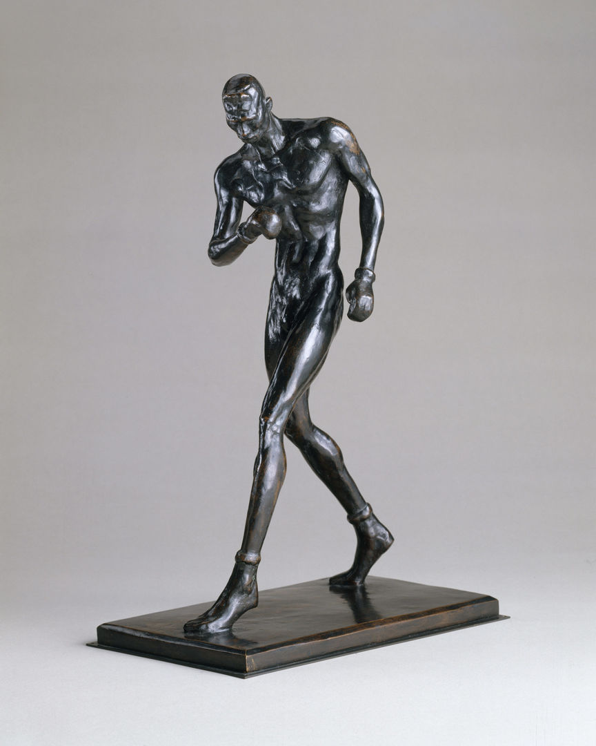 1942 sculpture of a boxer by Richmond Barthé