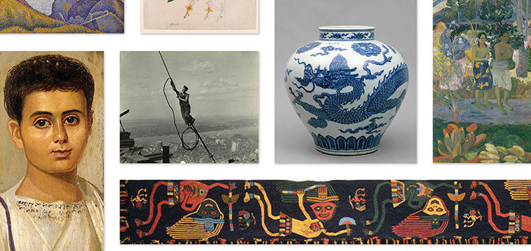 A collage of Open Access images in The Met collection