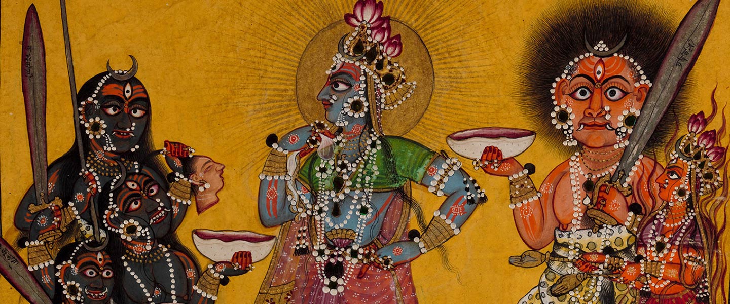 Detail from the Bhadrakali painting