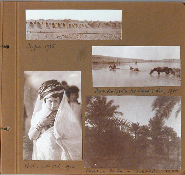 page from a photograph album
