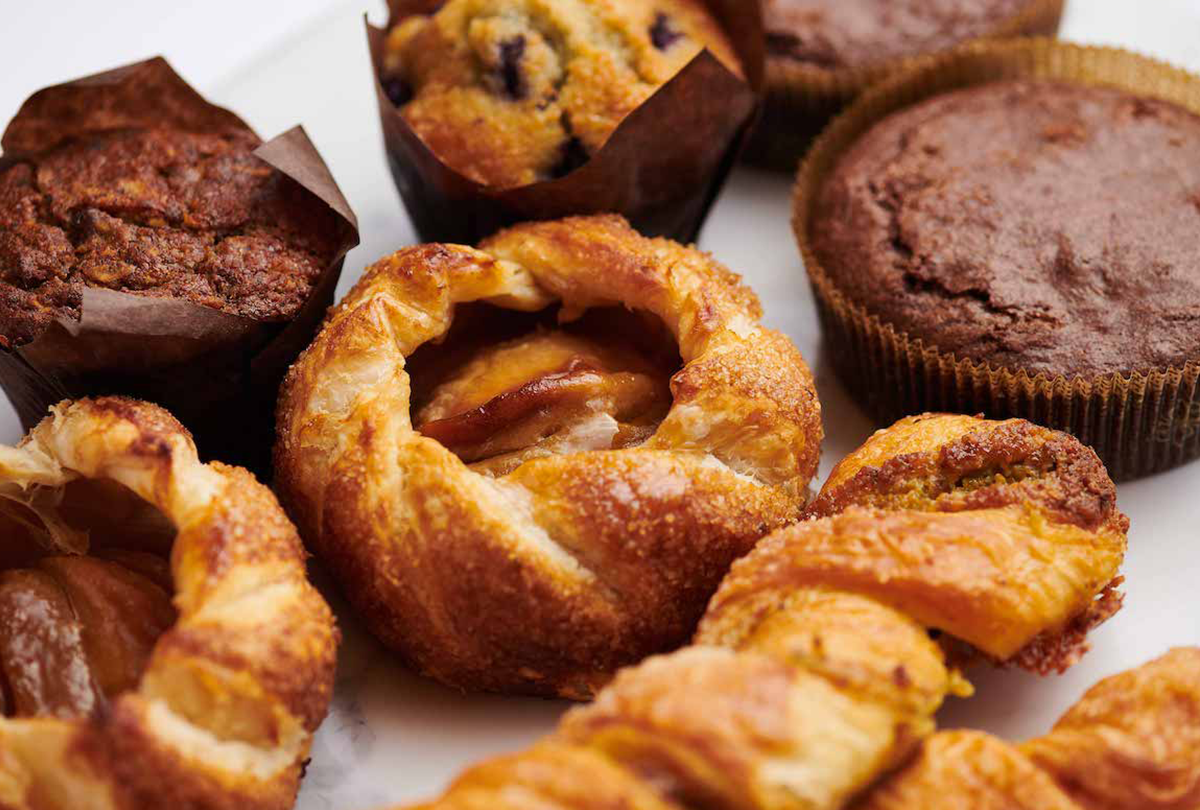 An assortment of pastries.